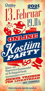 Online Kostümparty des HBV Overath / Stattgarde Overath