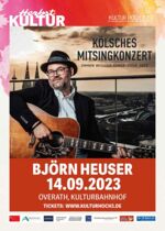 Plakat Björn Heuser Mitsingkonzert
